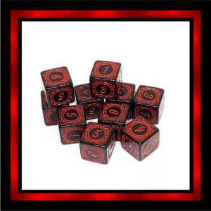 Premium Red D6